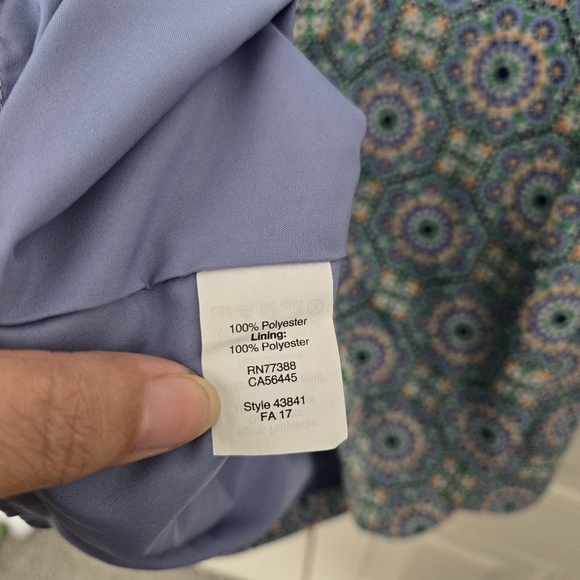 J. Crew Factory Medallion Stain-glass Geo Slip Dress With Pockets 8 - Picture 8 of 8